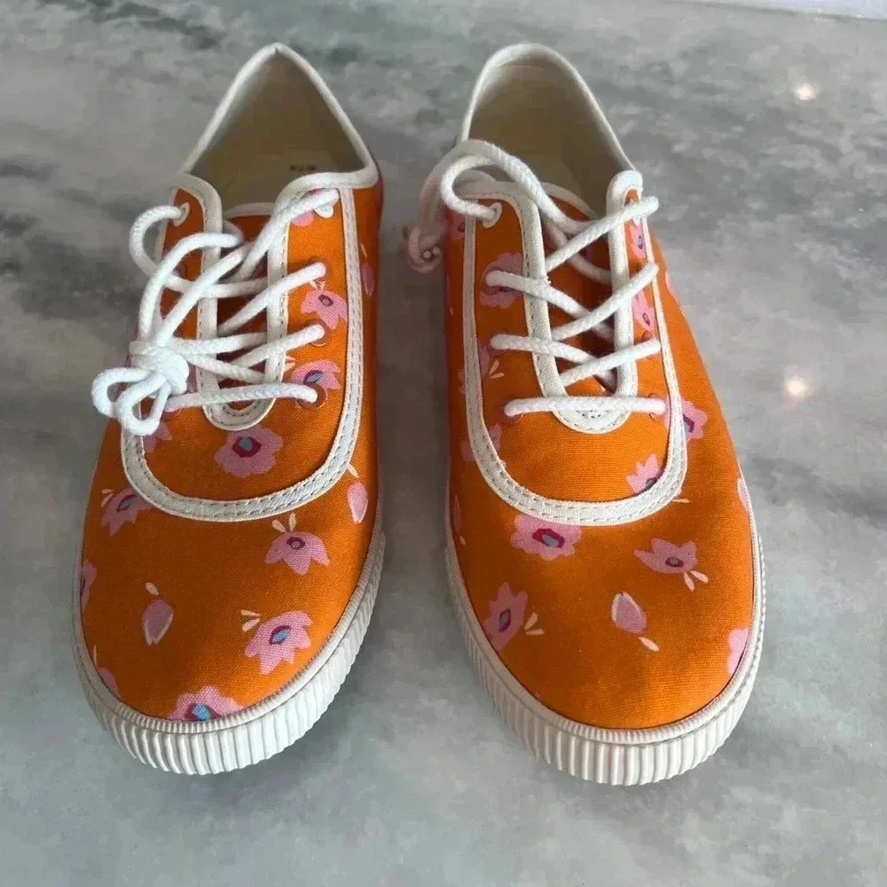 TOMS 7.5 in box Carmel Persimmon Spring Flower print shoe - Picture 5 of 9